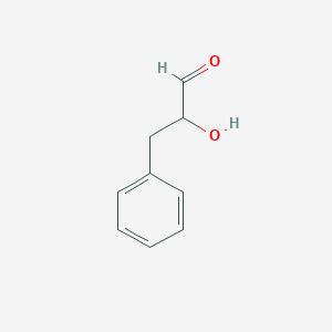 molecular formula C9H10O2 B13869435 2-Hydroxy-3-phenylpropanal 