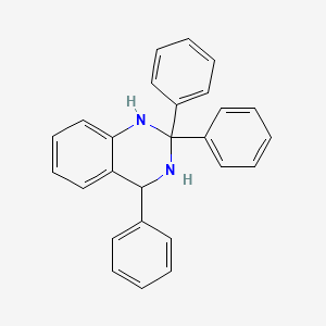 molecular formula C26H22N2 B13869461 2,2,4-Triphenyl-1,2,3,4-tetrahydroquinazoline CAS No. 84571-55-1