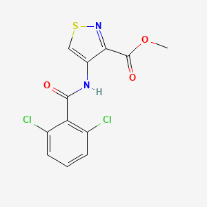 4-(2,6-Dichloro-benzoylamino)-isothiazole-3-carboxylic acid methyl ester