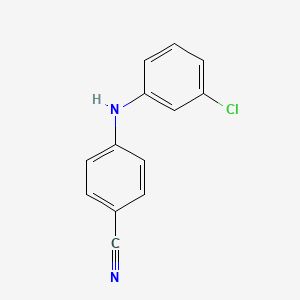 4-(3-Chloroanilino)benzonitrile