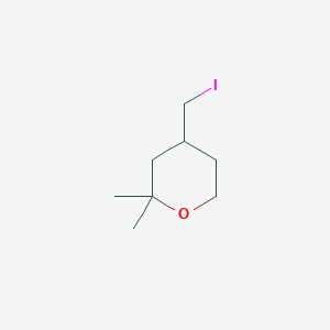 4-(Iodomethyl)-2,2-dimethyltetrahydro-2H-pyran