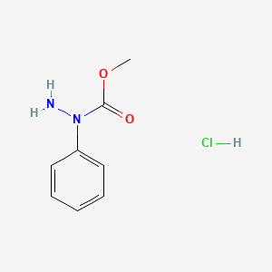 Methyl 1-phenylhydraziniumcarboxylate chloride