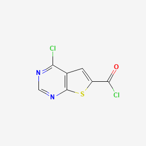 4-Chlorothieno[2,3-d]pyrimidine-6-carbonyl chloride