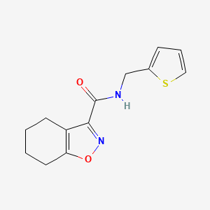 N-(thiophen-2-ylmethyl)-4,5,6,7-tetrahydro-1,2-benzoxazole-3-carboxamide