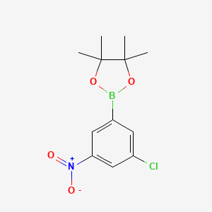 2-(3-Chloro-5-nitrophenyl)-4,4,5,5-tetramethyl-1,3,2-dioxaborolane