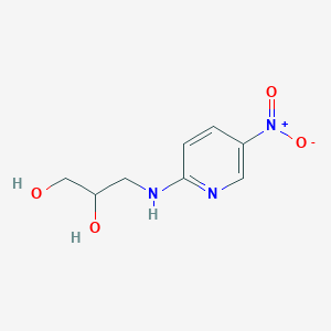 3-[(5-Nitropyridin-2-yl)amino]propane-1,2-diol