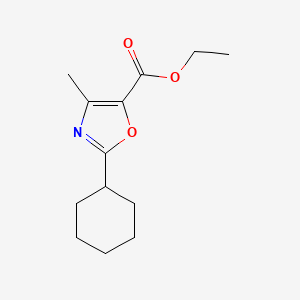 Ethyl 2-cyclohexyl-4-methyl-1,3-oxazole-5-carboxylate