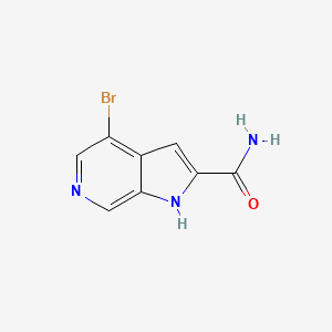 4-bromo-1H-pyrrolo[2,3-c]pyridine-2-carboxamide