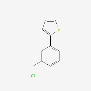 2-[3-(Chloromethyl)phenyl]thiophene