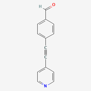 4-[(Pyridin-4-yl)ethynyl]benzaldehyde