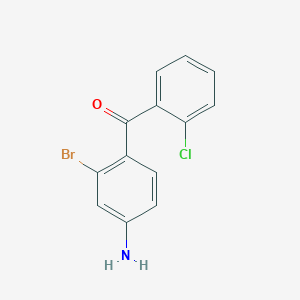 (4-Amino-2-bromophenyl)-(2-chlorophenyl)methanone