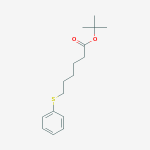 molecular formula C16H24O2S B13869779 Tert-butyl 6-(phenylthio)hexanoate 