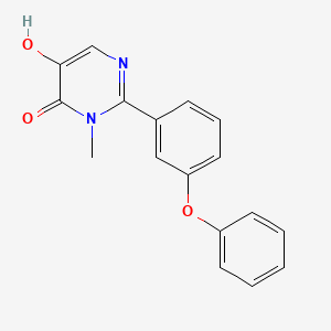 5-Hydroxy-3-methyl-2-(3-phenoxyphenyl)pyrimidin-4-one