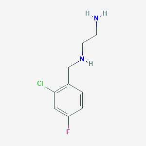 B1386979 N-(2-Chloro-4-fluorobenzyl)ethane-1,2-diamine CAS No. 622373-88-0
