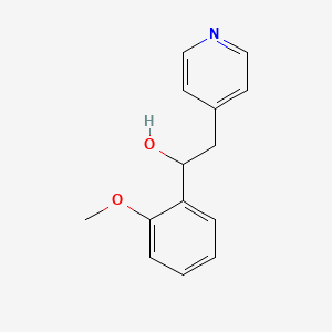 1-(2-Methoxyphenyl)-2-pyridin-4-ylethanol