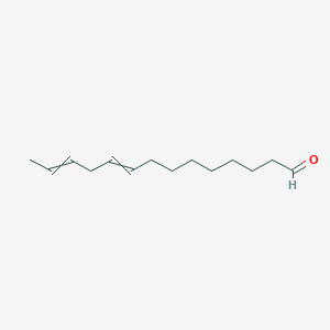 molecular formula C14H24O B13869810 Tetradeca-9,12-dienal 