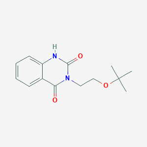 3-[2-[(2-methylpropan-2-yl)oxy]ethyl]-1H-quinazoline-2,4-dione