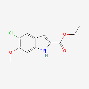 ethyl 5-chloro-6-methoxy-1H-indole-2-carboxylate