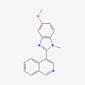 4-(5-Methoxy-1-methylbenzimidazol-2-yl)isoquinoline