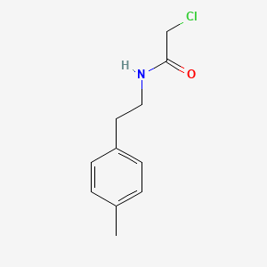 molecular formula C11H14ClNO B1386989 2-chloro-N-[2-(4-methylphenyl)ethyl]acetamide CAS No. 1170803-77-6