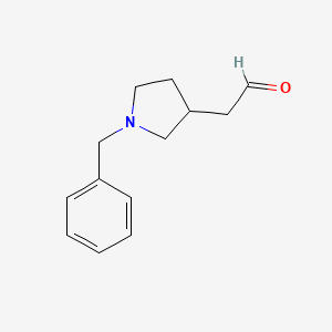 2-(1-Benzylpyrrolidin-3-yl)acetaldehyde