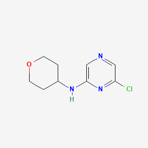 6-chloro-N-(oxan-4-yl)pyrazin-2-amine