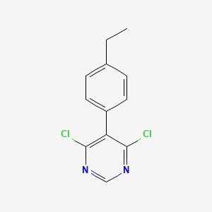 4,6-Dichloro-5-(4-ethylphenyl)pyrimidine