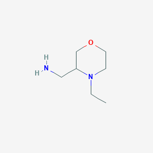 (4-Ethylmorpholin-3-yl)methanamine