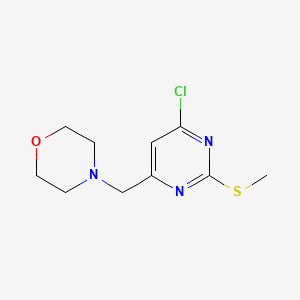 4-[[6-chloro-2-(methylthio)-4-pyrimidinyl]methyl]Morpholine