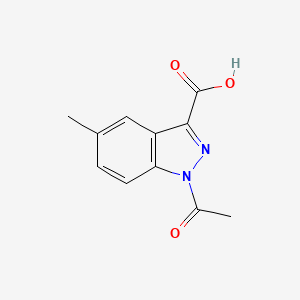 1-Acetyl-5-methylindazole-3-carboxylic acid