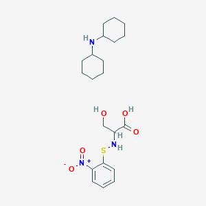 N-cyclohexylcyclohexanamine;3-hydroxy-2-[(2-nitrophenyl)sulfanylamino]propanoic acid