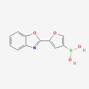 [5-(1,3-Benzoxazol-2-yl)furan-3-yl]boronic acid