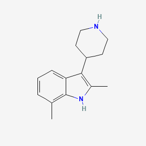 2,7-dimethyl-3-piperidin-4-yl-1H-indole