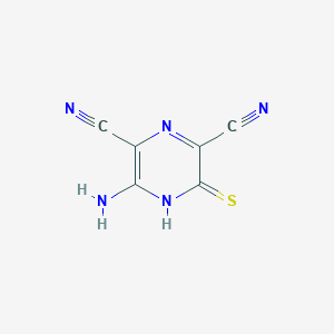 2,6-Pyrazinedicarbonitrile, 5-amino-3,4-dihydro-3-thioxo-