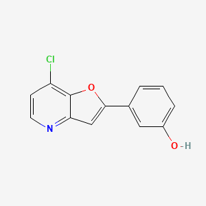 3-(7-Chlorofuro[3,2-b]pyridin-2-yl)phenol