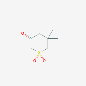 B1387013 Dihydro-5,5-dimethyl-2H-thiopyran-3(4H)-one-1,1-dioxide CAS No. 1049093-43-7