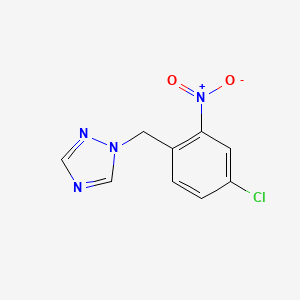 1-[(4-Chloro-2-nitrophenyl)methyl]-1,2,4-triazole