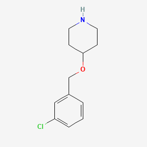 4-[(3-Chlorophenyl)methoxy]piperidine