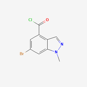 6-Bromo-1-methylindazole-4-carbonyl chloride