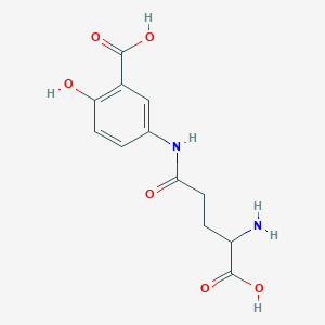 5-[(4-Amino-4-carboxybutanoyl)amino]-2-hydroxybenzoic acid