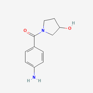 (4-Aminophenyl)-(3-hydroxypyrrolidin-1-yl)methanone