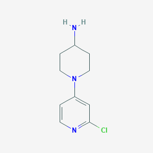 1-(2-Chloropyridin-4-yl)piperidin-4-amine