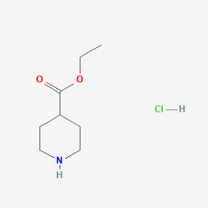 molecular formula C8H16ClNO2 B138703 Ethyl piperidine-4-carboxylate hydrochloride CAS No. 147636-76-8