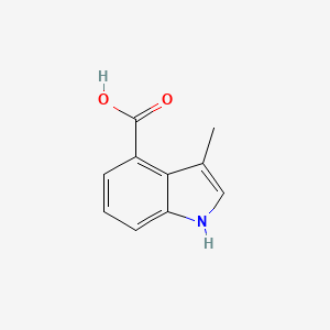 molecular formula C10H9NO2 B1387030 3-Methyl-1H-indole-4-carboxylic acid CAS No. 1159511-18-8