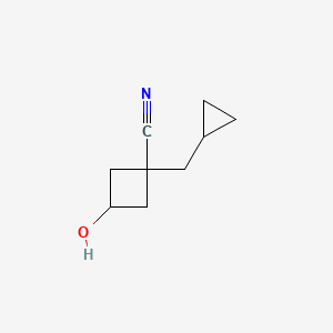 1-Cyclopropylmethyl-3-hydroxy-cyclobutanecarbonitrile