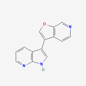 3-(1H-pyrrolo[2,3-b]pyridin-3-yl)furo[2,3-c]pyridine