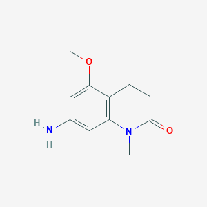 7-Amino-5-methoxy-1-methyl-3,4-dihydroquinolin-2-one