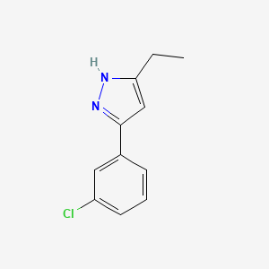 3-(3-chlorophenyl)-5-ethyl-1H-Pyrazole