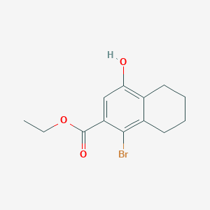 Ethyl 1-bromo-4-hydroxy-5,6,7,8-tetrahydronaphthalene-2-carboxylate