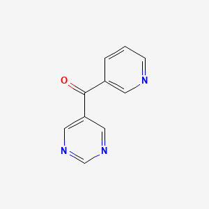 molecular formula C10H7N3O B13870425 3-Pyridinyl-5-pyrimidinylmethanone CAS No. 188630-99-1